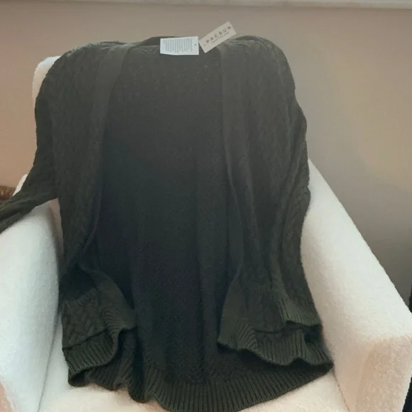 PacSun Olive Knit Sweater - Picture 3 of 4